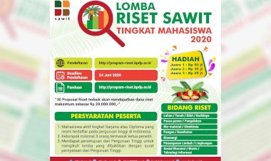 Lomba Riset Sawit Tingkat Mahasiswa 2020