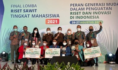 Pemenang Lomba Riset Sawit Tingkat Mahasiswa BPDPKS Tahun 2021