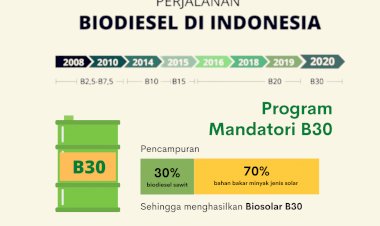Perkembangan Penggunaan Biodiesel di Indonesia