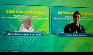 BPDPKS dan Poltek Kelapa Sawit CWE Gelar Seminar Nasional Ajak Milenial Hadapi Kampanye Hitam