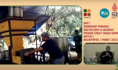 Upayakan Inklusi Produksi Produk Hilir di Sektor Sawit, BPDPKS Gelar Workshop Digitalisasi dan Hilirisasi Produk Sawit Skala UKMK di Kalimantan Timur