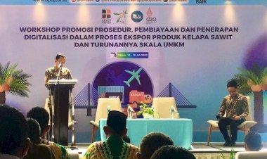 BPDP-KS Ajak Petani Sawit Naik Kelas Dengan Ekspor Produk Hilir Sawit