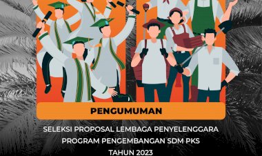 Pengumuman Seleksi Calon Lembaga Penyelenggara Program Pengembangan SDM PKS Tahun 2023