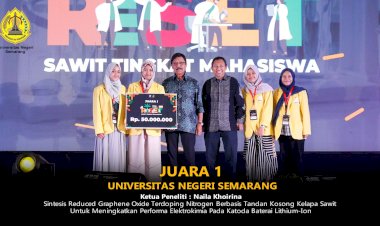 Srikandi UNNES Raih Juara Lomba Riset Sawit Tingkat Mahasiswa Tahun 2023