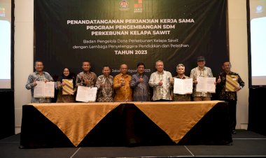 BPDPKS Tandatangani 24 Perjanjian Kerja sama Dengan Lembaga Penyelenggara Program Pengembangan SDM Perkebunan Kelapa Sawit