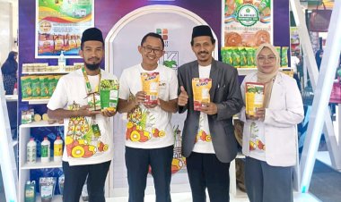 Produk Ponpes Al Amin Dumai Diminati Pengunjung Gebyar UKMK Sawit