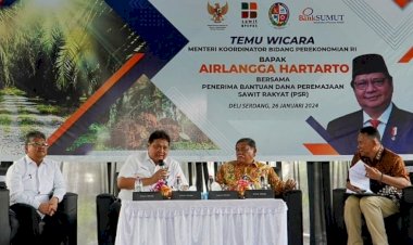 Menko Perekonomian Dengarkan Keluhan Pekebun Sawit Sumut