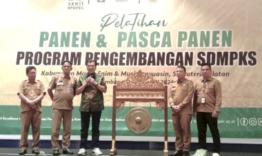 BPDPKS dan Ditjen Perkebunan Berikan Pelatihan Petani Sawit dari Muba dan Muara Enim