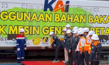 Kereta Api Mulai Gunakan Biodiesel B40