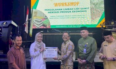 Asosiasi Samade Gandeng BPDPKS Gelar Workshop Pengolahan Limbah Lidi Sawit Menjadi Produk Ekonomis