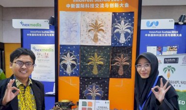 Smart Batik Indonesia Kenalkan Batik Sawit Ramah Lingkungan pada Gelaran Innovation Festival Suzhou 2024 di China