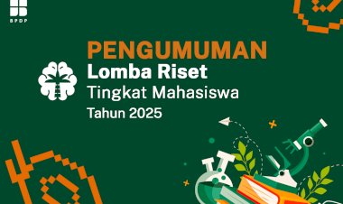 Pengumuman 40 Proposal Lolos Pendanaan Lomba Riset Tingkat Mahasiswa Tahun 2025