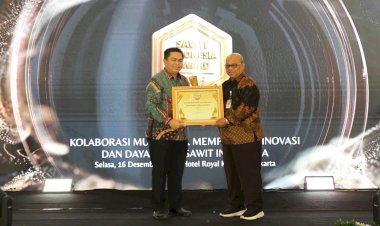 BPDP Dianugerahi Penghargaan Komitmen Pemberdayaan 100 UMKM Sawit di 4th Sawit Indonesia Award 2025