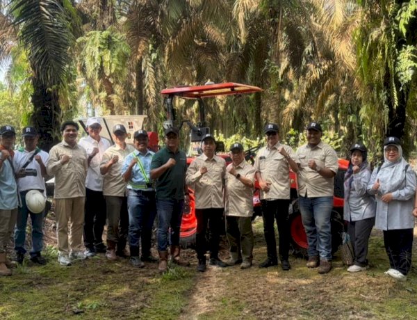 Dukung Inovasi Perkebunan, BPDP Fasilitasi Pengembangan Traktor Otonom Pemupuk Sawit