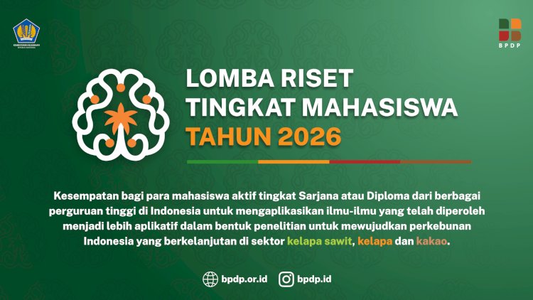 Pengumuman Call For Proposal Lomba Riset Tingkat Mahasiswa 2026