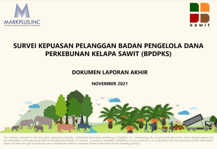 Survei Kepuasan Pelanggan Badan Pengelola Dana Perkebunan Kelapa Sawit (BPDPKS)