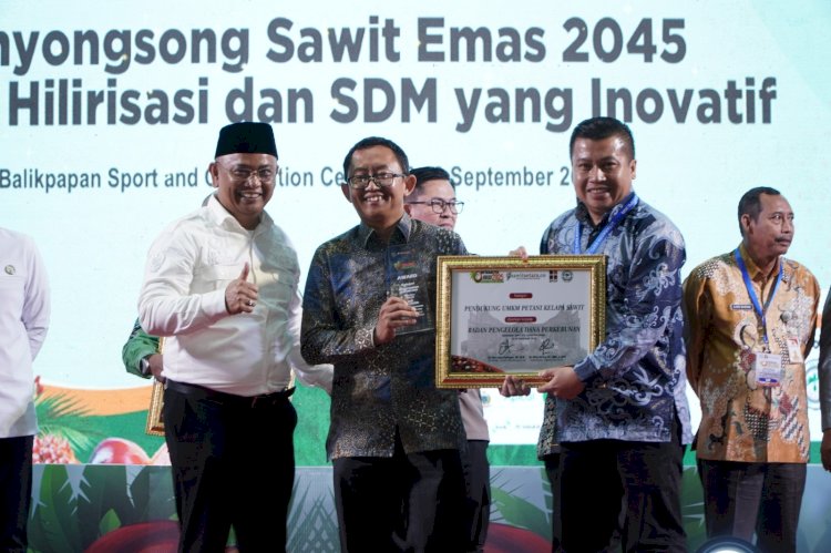 BPDP Raih Penghargaan Pendukung UMKM Petani Kelapa Sawit