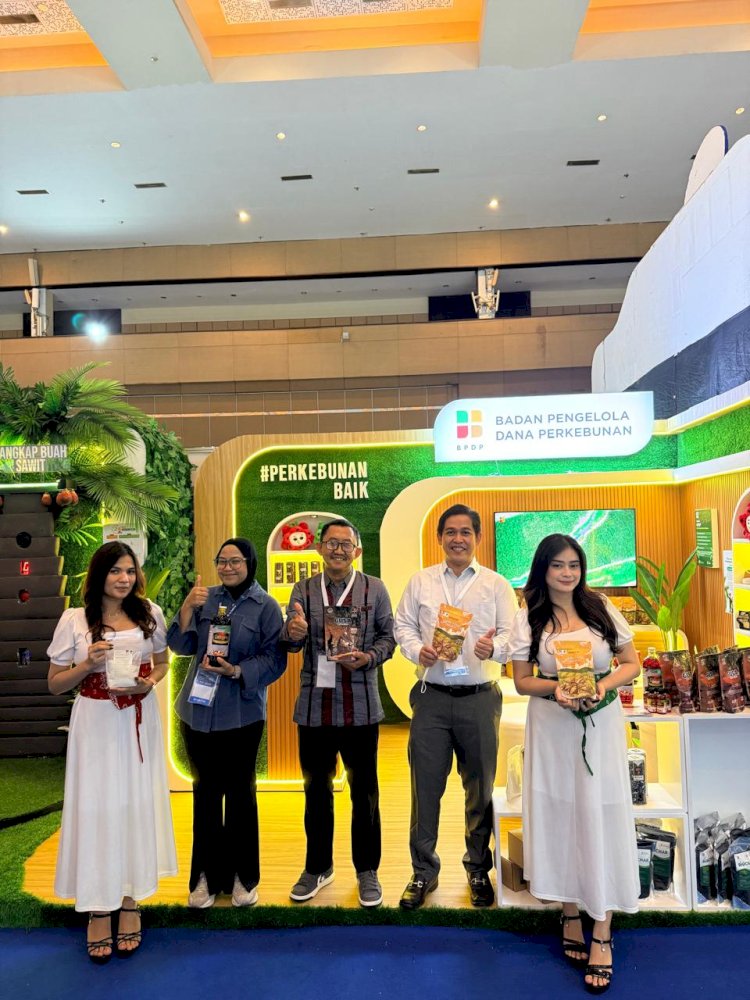 BPDP tampilkan  Inovasi Produk  UMKM  Petani Sawit dalam Agrinex 2025