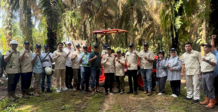 Dukung Inovasi Perkebunan, BPDP Fasilitasi Pengembangan Traktor Otonom Pemupuk Sawit