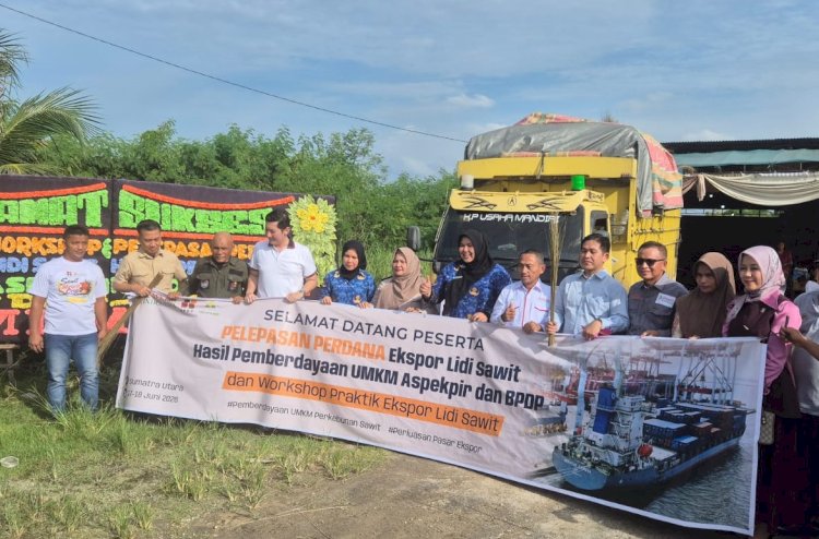 BPDP dan ASPEKPIR Lepas Ekspor Perdana Lidi Sawit ke China, Hasil Program Pemberdayaan UMKM Perkebunan