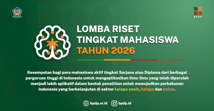 Pengumuman Call For Proposal Lomba Riset Tingkat Mahasiswa 2026