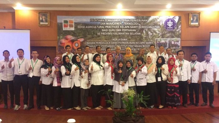 BPDPKS, IPB Organized Training on Sustainable Palm Oil for Teachers