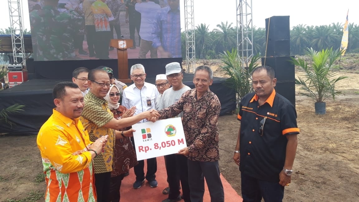 322 Hektare Kebun Sawit Plasma di Riau Diremajakan